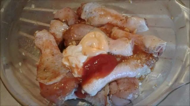 Куриные голени в духовке "Обалденные".  Chicken drumstick "Astounding"