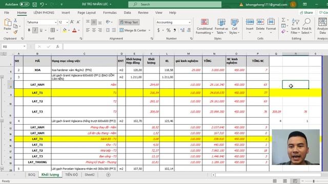 LẬP TIẾN ĐỘ DỰ ÁN BẰNG MS PROJECT 2019 | Chuẩn bị dữ liệu Excel để đưa vào MS Project P2