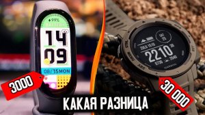 Garmin Instinct VS Mi Band 7. ЗАЧЕМ переплачивать за Бренд?!