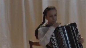 Герасимчик Анна "Прелюдия" И.С.Бах, "Закарпатский танец" А.Доренский Баян Лидский ЛьВенок 2013