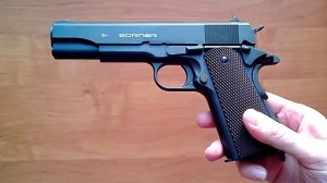 Пневматический пистолет Borner KMB76 (обзор, отстрел по скорости и кучности, цена)