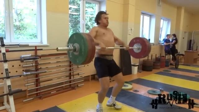 Dmitry Lapikov Weightlifting Training 12.09.15 End Of The Preparatory Period