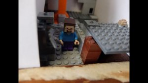 Приключение Стива в LEGO Minecraft #2 Приключения в пещере