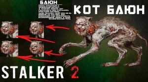 Кот Баюн в СТАЛКЕР 2! STALKER 2 Новый пост от разработчиков!