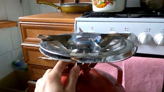 Когда дома нет газа. Есть выход - горелка походная смотреть онлайн