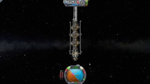 Построил спутник на орбите в Kerbal Space Program