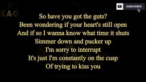 Arctic Monkeys - Do I Wanna Know (Karaoke Acoustic Guitar KAG)#karaoke #lyrics #songslyrics