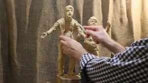 Скульптура. Скульптор Дмитрий Морозов. Изготовление статуэтки"Колокольчик надень".