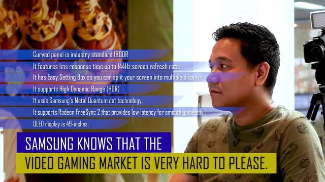 Samsung's 49-inch QLED Curved Gaming Monitor got us amazed смотреть онлайн