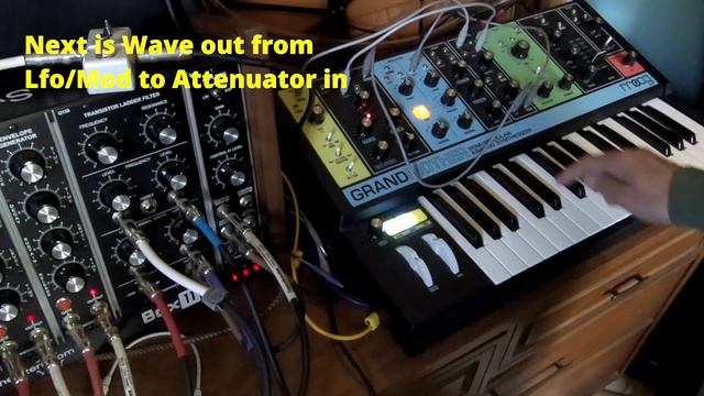 Moog Grandmother synth & Guitar jam w/tutorial смотреть онлайн
