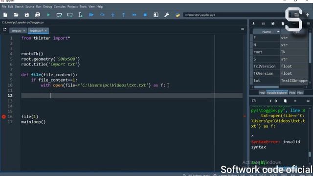 Text File In Tkinter - How To Open Text File Using Python Tkinter смотреть онлайн