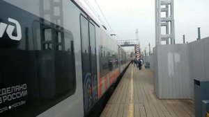 ЭС2Г-132 Ласточка Перекраска МЦД На станции Каланчёвская