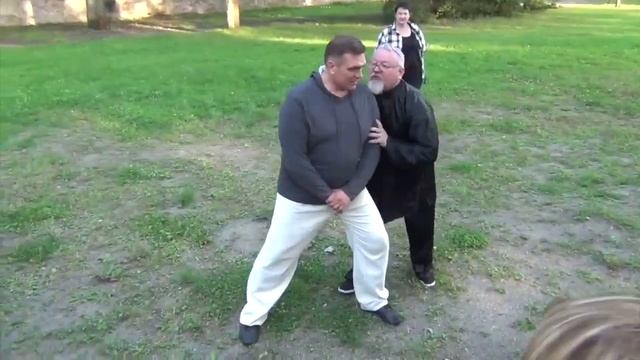 Выталкивание в тайцзицюань. Андрей Милянюк