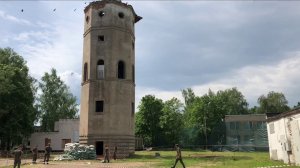 Взорвали водонапорную башню.