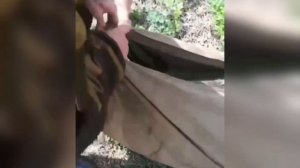 Русские солдаты дотащили раненного украинца