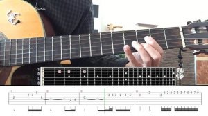 Gipsy Kings - Hotel California (intro) Solo & Arpeggio Lesson Tabs