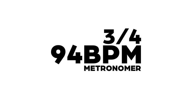 94 BPM Metronome 3/4 смотреть онлайн