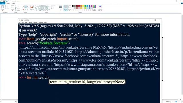 Custom Google Search from Python | Fun with Python | The Programmers Talk