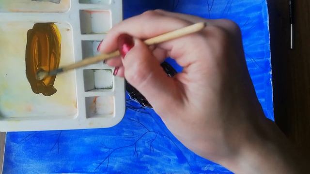 Птица на цветущей ветке. Младшая группа смотреть онлайн