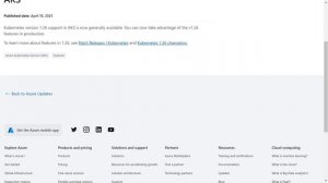 Kubernetes 1.26 support in AKS enters Generally... - Azure Daily Minute Podcast - 26-APR.-2023