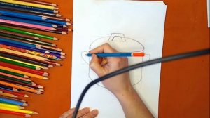 Как нарисовать кастрюлю. Онлайн-школа рисования "Малевашки"