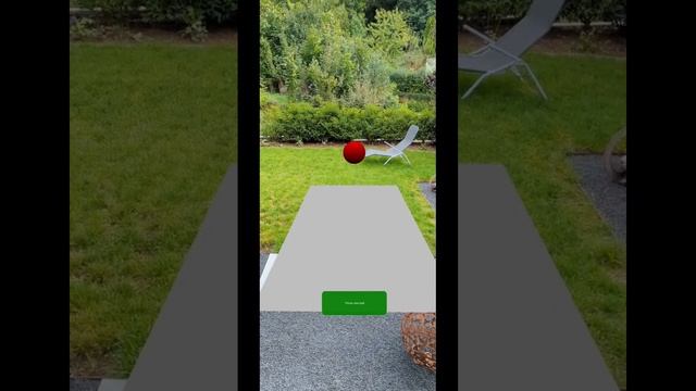 #babylonjs #animation - Day 4 - A bouncing ball #augmentedreality  experience
