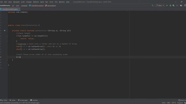 Simple Permutation Algorithm смотреть онлайн