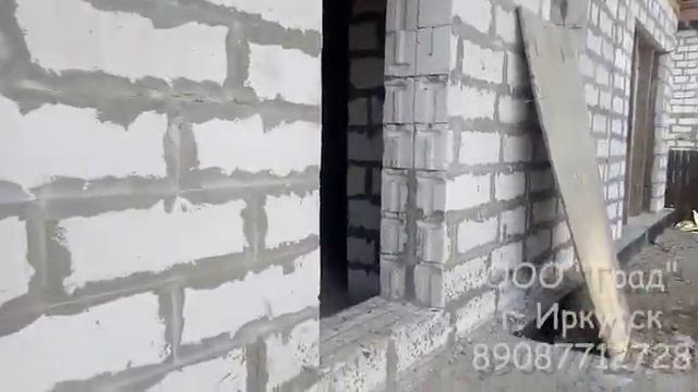 Дом из газобетона 12х12м, 2 этажа