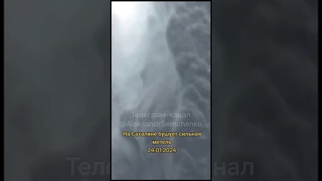 Сахалин. Снег