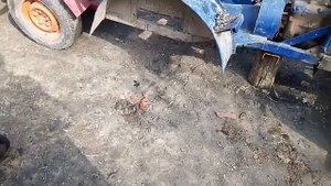 Перевернули мост на Минитрактору