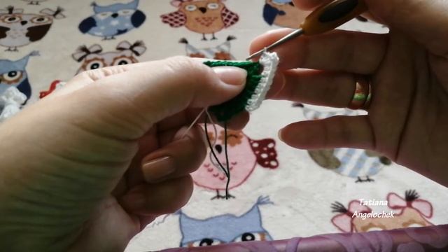 МК.Вяжем треугольный мотив крючком смотреть онлайн