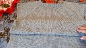 Платье спицами/часть3