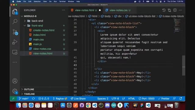 Create a Notes App (Full Stack Project) | Module 6 - Web Development Tutorial | Code with Scaler