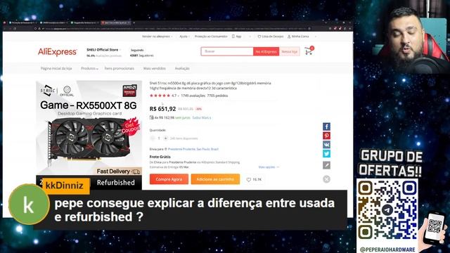 Promo ALIEXPRESS!! CPU, Placa de vídeo, SSD, RAM BARATO! смотреть онлайн