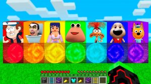 ВЫБЕРИ КРУГЛЫЙ ПОРТАЛ КАКАШКА ПОУ POU ГОЛОВОЛОМКА 2 ТРИ КОТА В МАЙНКРАФТ ЗОМБАК