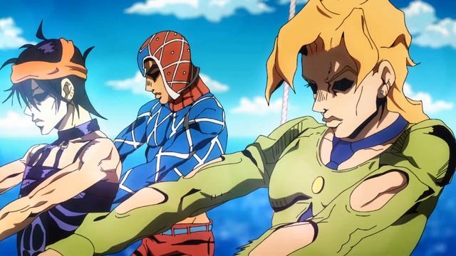 Torture dance Jojo's Bizarre Adventure Golden Wind (4k upscale) смотреть онлайн
