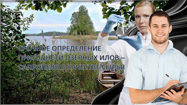 Срочное определение качества озерных илов и сапропеля