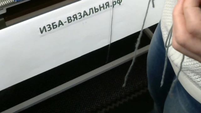 Шапочка на вязальной машине с мышкой ✅Машинное вязание тыквы на хэллоуин, halloween✅№65