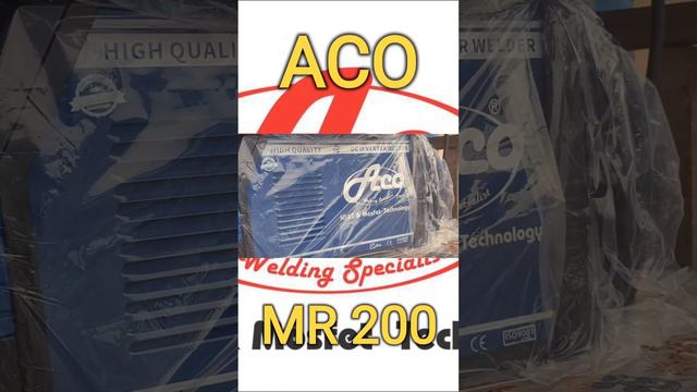 ACO MR 200 WELDING - Unboxing