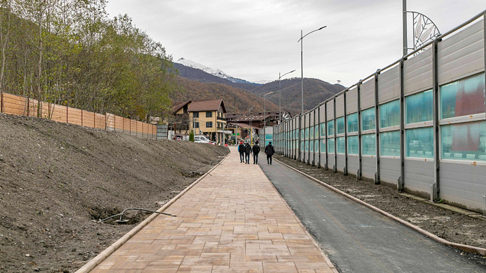Вело-пешеходный маршрут в горах Сочи откроют в феврале 2024 года