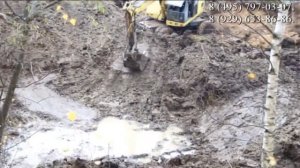 Копаем пруд на участке! Весь процесс за 16 минут!