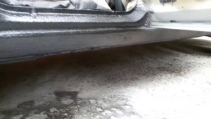 покраска порога АНТИГРАВИЕМ