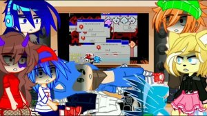 Friday Night Funkin React to Fatal Error Sonic// Esp // Eng // Sonic.exe 2.5/3.0