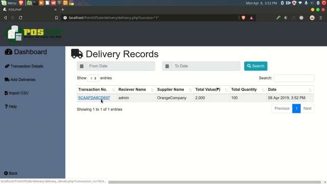 Point Of Sale System - FREE SOURCE CODE