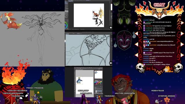 Art Stream (Twitch VOD 09-07-23) TURNING POKEMON INTO DIGIMON смотреть онлайн