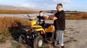 Подарил сыну на день рождение, квадроцикл Ирбис ATB 200.