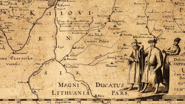 Карта украины гийома де боплана 1648 год