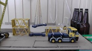 Разгрузка элиментов, башенного крана КБ 401,подготовка к монтажу