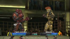 REAL STEEL THE VIDEO GAME [PS3/XBOX360] -TWIN CITIES vs MIDAS