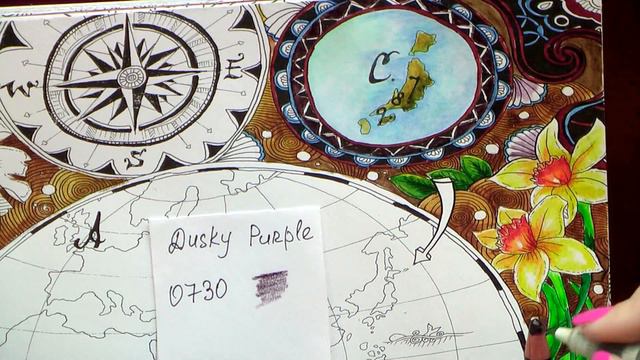 Colouring 'The Magical Journey' Map / Раскраска-антистресс смотреть онлайн
